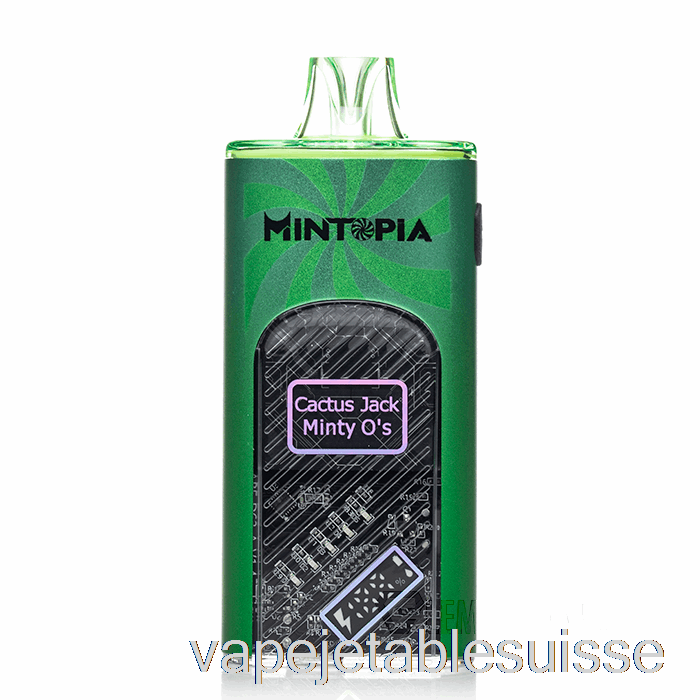 Vape Suisse Mintopia Turbo 9000 Jetable Cactus Jack Minty O's